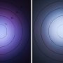 G-LUX series Color Changing 18W RGB LED Spot Light (left) Compared to G-LUX series 6W RGB LED Spot Light (right)