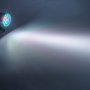G-LUX series Color Changing 18W RGB LED Spot Light - Plug and Play: Turned On Showing Beam Pattern