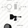 18W Color Changing RGB LED Landscape Spotlight (Remote Sold Separately)