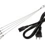 Included Hanging Kit and Power Cord