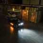 3-3/4&amp;quot; Amber LED Strobe Light Beacon with 5 LEDs: Shown Installed On Golf Cart.