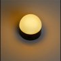Single light contains three colors within one lens: red, yellow, green.