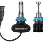 Motorcycle H9/H11 LED Fanless Headlight Conversion Bulb with Internal Driver - 2,000 Lumens