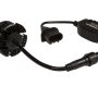 Motorcycle LED Headlight Kit - H13 LED Fanless Headlight Conversion Kit with Adjustable Color Temperature and Compact Heat Sink: Back View