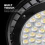 Powder-coated aluminum housing provides durability to withstand outdoor conditions