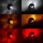 Hide A Way LED Strobe Light: Strobe Light Shown On (Left Column 360, Right Column 180)