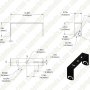 Universal Angle Mount Bracket - High Bay Mounting