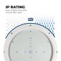 The high bay has an IP66 rating for protection against wash downs and the intrusion of oil, dust, and non-corrosive materials