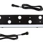 LED Hardscape Lighting - 12&amp;quot; Deck/Step and Retaining Wall Lights w/ Mounting Plates: Front View With Cords