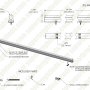 1Ft LED T5 Integrated Light Fixture - 5W Linkable Linear LED Task Light - 575 Lumens - 120V - 4000K