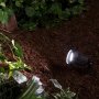 MR16 LED Bulb - 4 LED Spotlight Bi-Pin Bulb: Shown Installed In Spot Light Fixture In Natural White. 