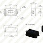 Single Color LED Dimmer - Wireless RF Remote - 8 Amps