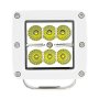 LED Boat Light - 3&amp;quot; Square Spot or Spreader Light - 18W: Front View