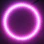 The diffuser lens spreads the light more evenly (Pink)