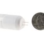 G4 LED Bulb - 2 Watt (20 Watt Equivalent) Bi-Pin LED Ceramic Tower - White: Back View