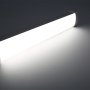 30W Linear LED Light Fixture - Industrial LED Light - 2&#039; Long: On Showing Beam Pattern. 