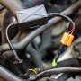 LED Warning Canceller for H16 LED Headlight Bulb Conversion Kit: Installed between Headlight and Car Connector (image for reference only, not actual product)