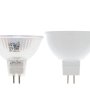 White 4 Watt LED Bulb with Halogen MR16 Bulb for Comparison