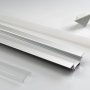 End caps and cover for the PAC-ALU aluminum channel