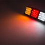 LED Rear Combination Lamps - Truck Stop/Turn/Tail/Reverse Lights w/ Removable Light Heads - Pigtail Connector: On Showing Beam Pattern. 