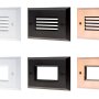 12V LED Deck Lights - Window Rectangular Deck Accent Light with Faceplate - 55 Lumens