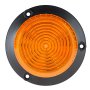 4-3/4&amp;quot; Amber LED Strobe Light Beacon with 18 LEDs: Top View
