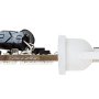 921 LED Bulb - 9 SMD LED Disc - Miniature Wedge Retrofit: Profile View