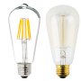 LED Vintage Light Bulb - ST18 LED Bulb w/ Filament LED - 5W
