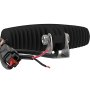 LED Auxiliary Light - 6&amp;quot; Oval 15W Heavy Duty Off Road Driving Light: Back View