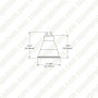 LED7MR16GUxKFL Dimensional Drawing