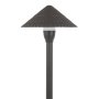 12V Landscape LED Path Light - 7.5" Shingle Cone Shade - Bronze Aluminum - 2700K / 3000K / 4000K