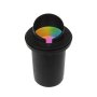 Cast Aluminum LED-Ready HoodedIn-Ground Well Light - Optional RGB + Tunable White MR16 Smart Bulb - Wi-Fi Compatible - Optional RF Remote