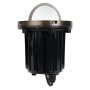 Constructed with a solid brass lens housing with a reinforced polycarbonate body