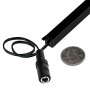 Linear LED Light Bar Fixture: Back View with Size Comparison Showing CPS Plug &amp; Play Power Connector 
