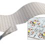 Trim the LED light sheet to fit unique shapes or wrap corners by cutting along the horizontal, vertical, or diagonal lines 