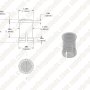 LED Lens Mount - Low Profile