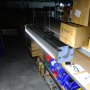 30W Linear LED Light Fixture - Industrial LED Light - 2&#039; Long: Shown Installed In Warehouse Aisle. 