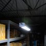 30W Linear LED Light Fixture - Industrial LED Light - 2&#039; Long: Shown Installed In Warehouse Aisle. 