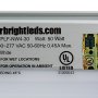 Industrial LED Light - 50W: Label Close Up