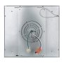 LED Panel Light - 1x1 - 1,800 Lumens - 18W Dimmable Even-Glow® Light Fixture - Flush Mount: Back View