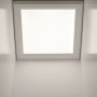 LED Panel Light - 1x1 - 1,800 Lumens - 18W Dimmable Even-Glow® Light Fixture - Flush Mount: On Shot