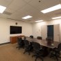 Conference Room Dimmed to Comfortable Level Using Wall Remote