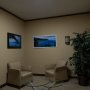 LED Panel Light - 1x1 - 1,800 Lumens - 18W Dimmable Even-Glow® Light Fixture - Flush Mount: Installed and Illuminated In office Setting