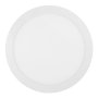 Front of 9" LED Downlight 18W Flush Mount Ceiling Light with Chrome Magnetic Trim Ring
                        