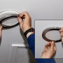 9" LED Downlight 18W Flush Mount Ceiling Light with easy to install Chrome Magnetic Trim Ring
                        
                        