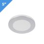 5" LED Downlight - Chrome Magnetic Trim - 6W Flush Mount Ceiling Light - 50W Incandescent Equivalent - Dimmable - 360 Lumens - 3000K / 4000K