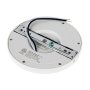                            Back of 5" LED Downlight 6W Flush Mount Ceiling Light with White Magnetic Trim with mounting bracket
                        