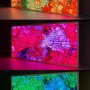 Use printed lens designs to compliment the changing dynamic effects of RGB Panel.