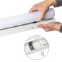 Using the lens-release buttons, easily access the wiring compartment and mounting holes