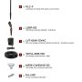 LED Landscape Lighting Kit - 6 Cone Shade Path Lights - 2 Spotlights - Low Voltage Transformer